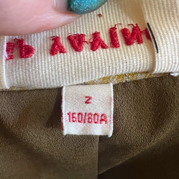 EP YAYING Plaid Wool Blend Double Breasted Longline Blazer Coat Size 2 Like New - Picture 12 of 12